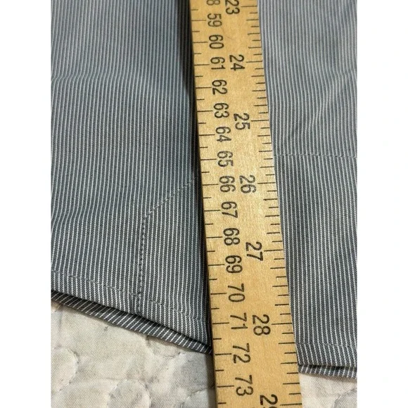 PONCHO Men Long Sleeve Performance Nylon  The Gray Ghost Button Up Stretch - Med - Picture 10 of 11